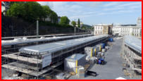 03.05.2018 - Bussteig 2 - Hier wird weiter an der Kantenabdeckung gearbeitet.