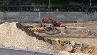 01.07.14 - Vorbereitungen fr den Sttzenbau.
