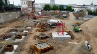 24.06.14 - Die ersten Sttzen wurden heute gegossen.