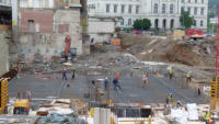 24.09.14 - Die Stahlbewehrung ist fertig zum Betonieren.