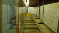 23.02.13 Vorbereitende Arbeiten im Personentunnel - Hier weden provosorisch. die Ticketautomaten  stehen
