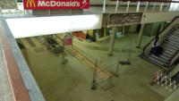 02.03.13 Vorbereitungen fr die Staubschutzwand - Blick von der Eingangshalle