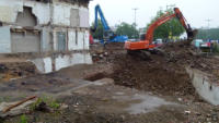 07.08.13 - Der ehemalige Tunnel wird freigelegt. 