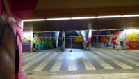 04.08.14 - Schlieung der Treppe zum Bahnhofsvorplatz.