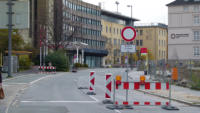 13.11.2012 - Einrichten der Straensperrung