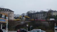 03.04.13 -  Blick von der Bahnhofstr. das alte Wartehuschen ist Geschichte