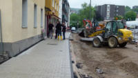 25.06.13 - Str. Dppersberg - Der Brgersteig ist fertiggestellt