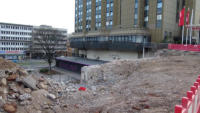 20.04.13 - Blick zur Treppe am Hotel