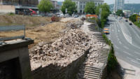 11.06.13 - Blick vom Hoteleingang zur Baustelle