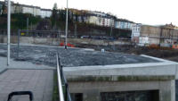 16.12.13 - Der Bereich vor der knftige Personenbrcke ist nun auch fertig.