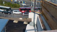 24.03.14 - Der Bereich vor dem Hotel. Blick auf dem Brckenkopf