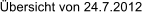 bersicht von 24.7.2012