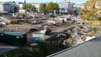 27.10.15 - Der Fahrbahnunterbau wird nun angelegt.7