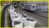 01.02.2018 - Das Granulat wurde in Big Bags verfllt.