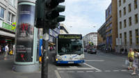 30.05.17 - Noch laufen einige Busse mit der alten Endhaltestellen Anzeige