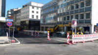 05.09.13 - Die Baustelle ist zur Ostseite gewandert.
