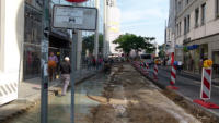 21.08.13 - Wall Hhe Schwanenstr. Blick in Richtung Neumarkt.