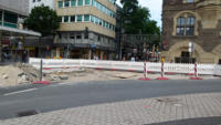 23.08.13 - Blick vom Neumarkt Richtung Wall-Ecke Neumarktstr.t - Die Verkehrsinsel ist Geschichte