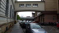 18.07.2012 - Vor dem Beginn des Rckbau des Bahnhofsvorbau