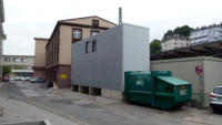 31.08.2013 - Die Verkaufscontainer sind da.