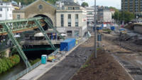 07.10.14 - Die Straendecke wird rckgebaut.
