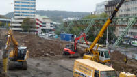 30.10.14 - Arbeiten des Kampfmittelrumdienstes.