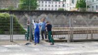 23.07.14 - Demontage der Sperrzune.