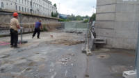 25.07.14 - Beginn der Bauarbeiten.