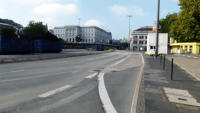 12.09.14 - die Alten Absperrungen zur Strae sind nun Abgebaut.