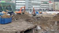 27.04.15 - das Tieferlegen der B7 geht in groen Schritten vorran.