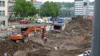 01.06.15 - Die Sohle der neuen B 7 ist nun erreicht.