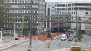 02.12.14 - Hier werden neue Versorgungsleitungen verlegt.