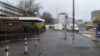 27.01.15 - der Durchgang zur Morianstrae ist nun auch gesperrt.
