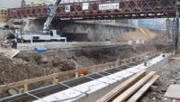 19.03.15 - Die mauerkrone wird fertig Betoniert.