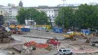 19.06.2015 - Die Baustelle wandert weiter in Richtung Osten.