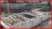 06.02.16 - An der Brcke wurden weitere Teile ausgeschalt