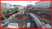 11.02.16 - Der Recyclingplatz hat sich nun  weiter nach Osten verschoben.