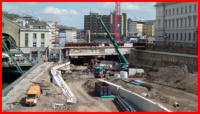 18.04.16 -  Abtransport der Gerte. Dieser Bauabschnitt ist nun beendet.