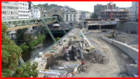 29.09.16 - Der alte Tuunel wird nach abbruch der Decke nun mit Erdreich ausgefllt.