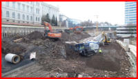 11.02.16 - Der Recyclingplatz hat sich nun  weiter nach Osten verschoben.