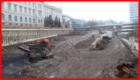 04.03.16 - Der Straenbau kann nun beginnen.