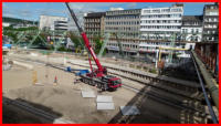 12.07.16 - Dierse Wandtafeln ist die Verkleidung der Sttzmauer.
