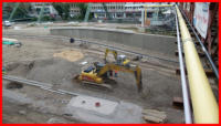 08.08.16 - Der Betonklotz ist nun fertig.