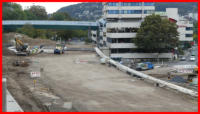 06.10.16 - Der Anschlu zur Brcke Sdstrae wird nun eingeebnet.