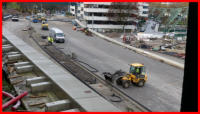 17.11.16 - Hier wurde am Mittelstreifen gearbeitet.