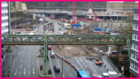 23.03.16 - Blick vom Parkhaus der City-Arkaden.