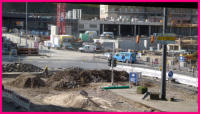 22.04.16 -  Hier wird nun ein Leerrohr fr die Ampel eingebaut.