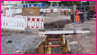 01.06.15 - Der Graben wandert weiter in Richtung Morianstrae.