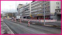 07.04.16 - Eine neue Verkehrsfhrung seit 8:00 Uhr.
