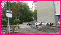 13.10.16 - Der Rest der prov. Wasserleitung ist nun komplett abgebaut.
